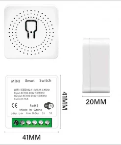 16a mini wifi diy light switches module 2 way control work with tuya smart life alexa 5
