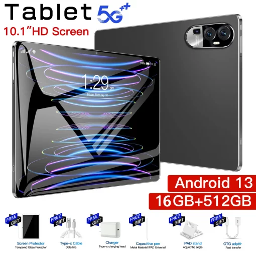 2023 global version new 15 pro tablet 10 1 inch 16gb 512gb android13 5g dual sim 1