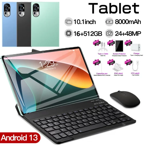 2023 global version new 15 pro tablet 10 1 inch 16gb 512gb android13 5g dual sim