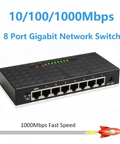 5 8 Port 1000mbps Gigabit Network Switch Ethernet Smart Switcher High Performance Rj45 Hub Internet Splitter