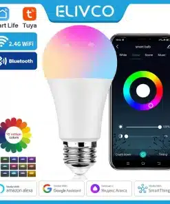 Tuya Smart Bulb E27 Wifi Bluetooth Dimmable Led Light Bulb Rgbcw 100 240v Smart Life App