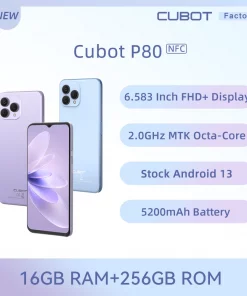 Cubot P80 Android 13 Smartphone Global Version 6 583 Inch Fhd 8gb 256gb Nfc 48mp Camera