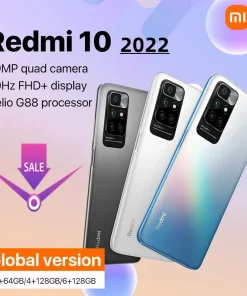 Global Version Xiaomi Redmi 10 2022 64gb 128gb Mediatek Helio G88 Octa Core 50mp Ai Quad