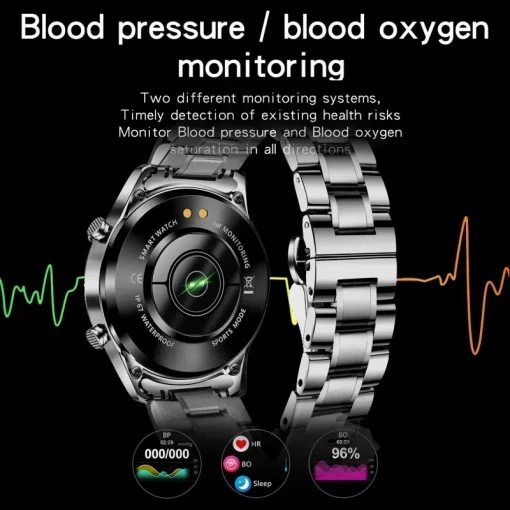 lige 2023 smart watch men full circle touch screen bluetooth call men smartwatch waterproof sport activity 4