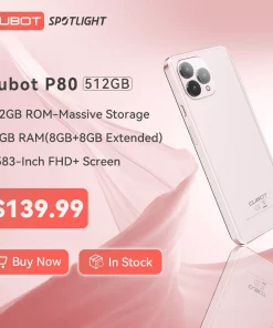 World Premiere Cubot P80 512gb 16gb Ram Global Version Smartphone Android 13 6 583 Fhd