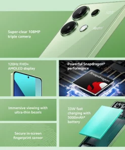 World Premiere Global Version Xiaomi Redmi Note 13 Smartphone Snapdragon 685 108mp Camera 120hz Amoled 1